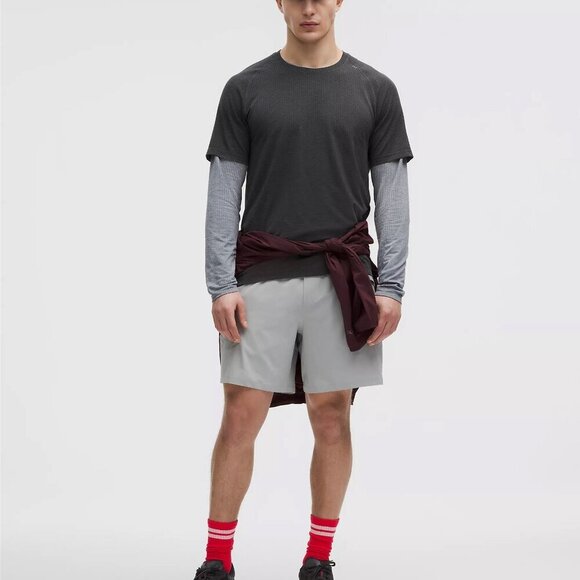 LULULEMON - Metal Vent Tech Short-Sleeve Shirt Graphite Grey / Black - Size L - Picture 1 of 6